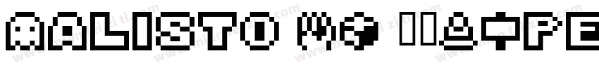 Calisto MT 粗体(OpenType TrueType)字体转换